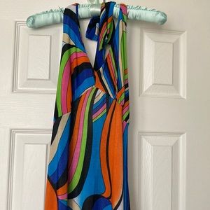 Paradise Long Dress bright Multi color Size S/M